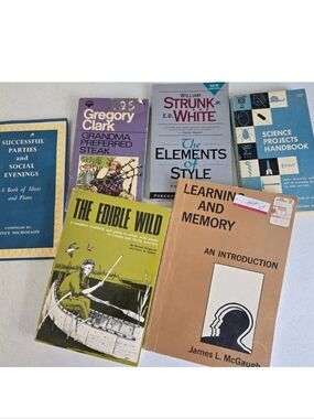 Paperback Book Lot Vintage Vtg